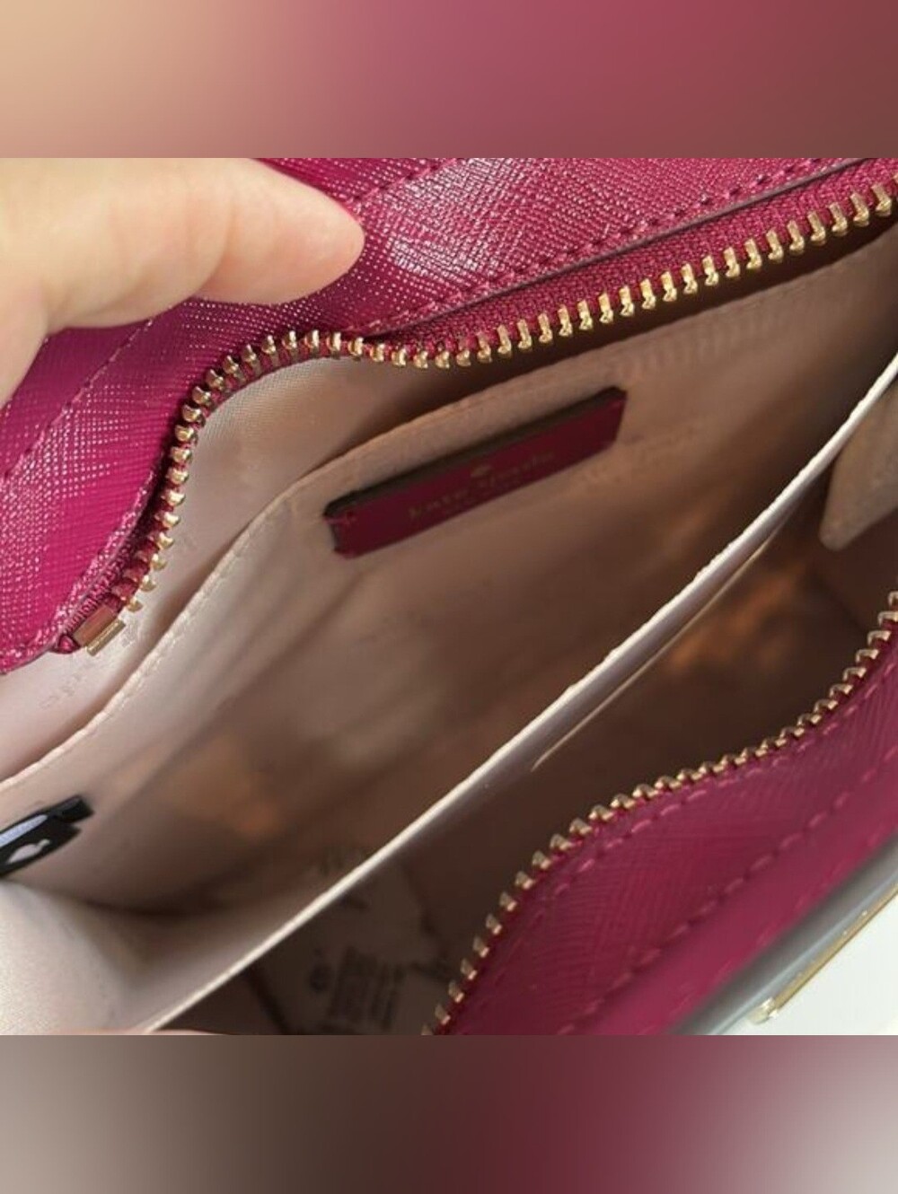 kate spade Patent Dark Raspberry Patent Leather Satchel - Picture 7 of 8
